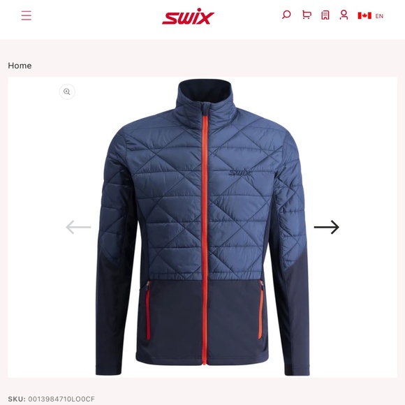 Swix Infinity men’s hybrid insulated jacket - Picture 1 of 6